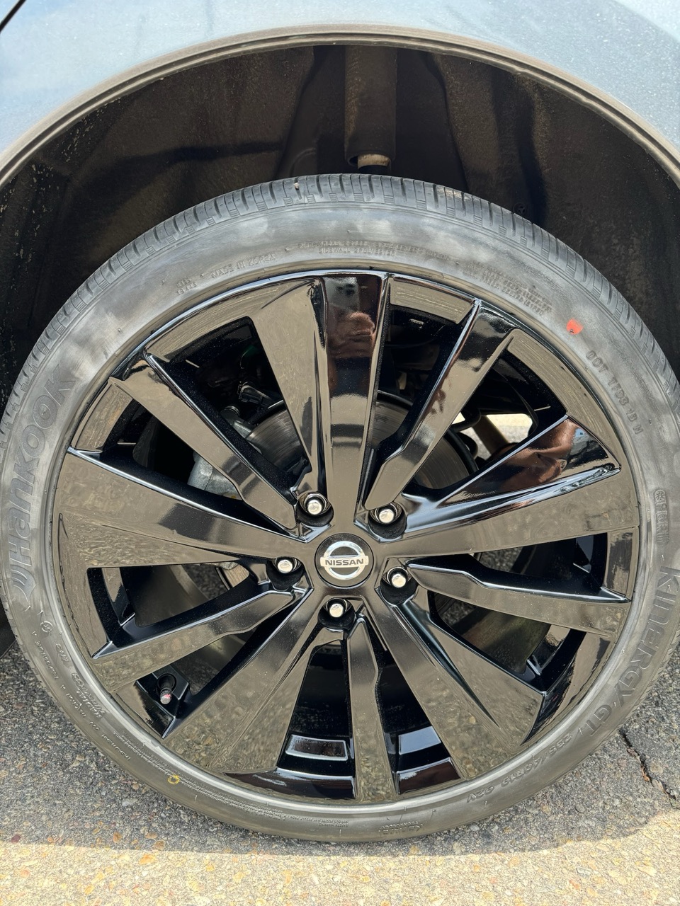 Painted wheel repair