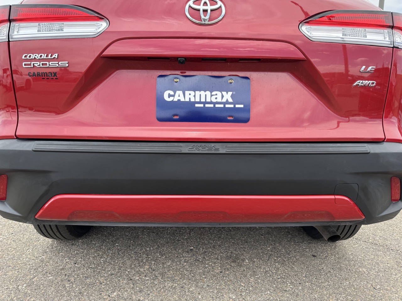 Tailgate after repair